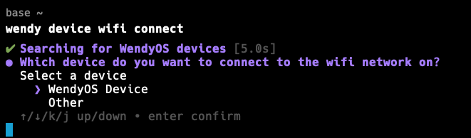 CLI WiFi Connect